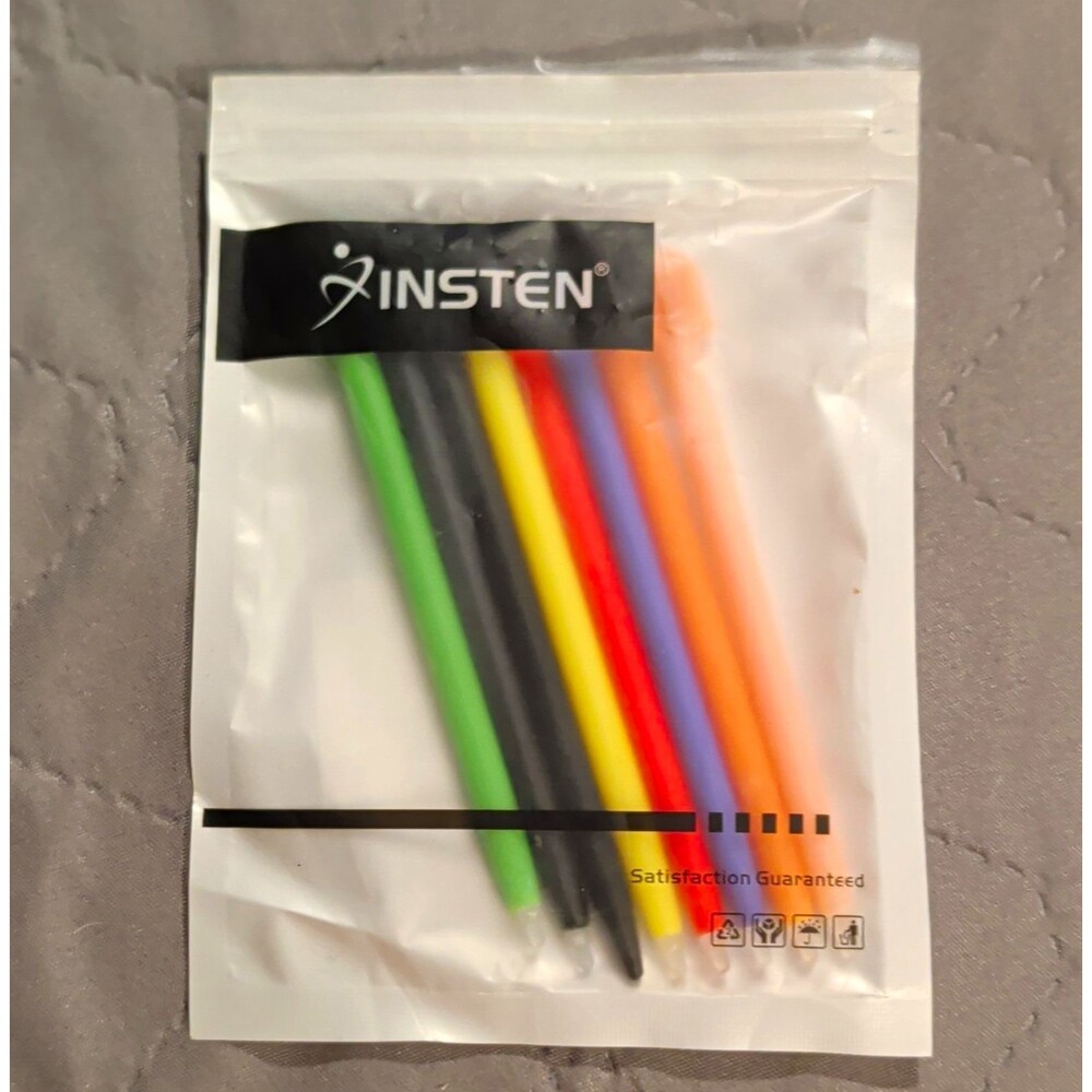 Insten Multicolor Stylus Pens Lot Set for Nintendo DS / 3DS
